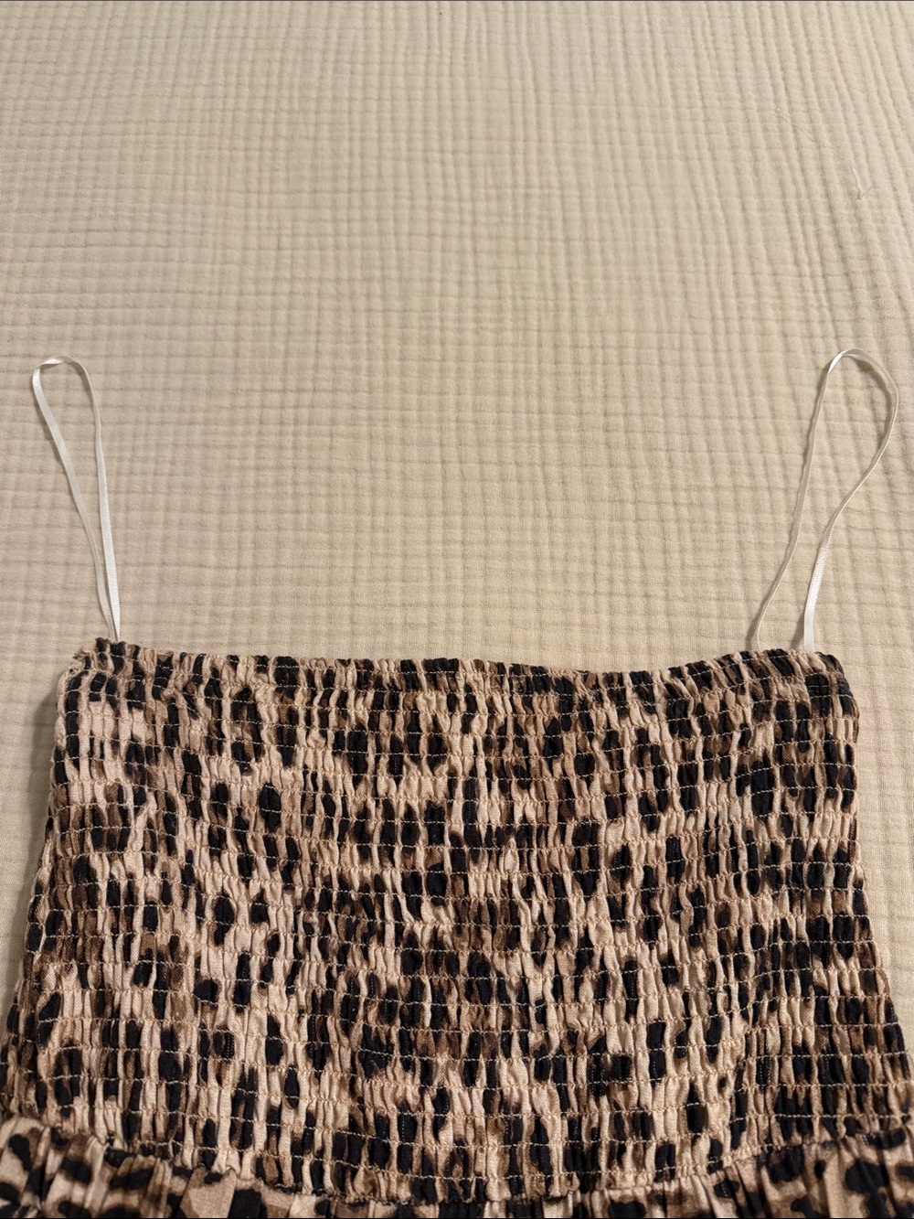 🔥VENUS Strapless Leopard Mini Dress - Tan & Black Size Medium🔥 - Picture 3 of 7